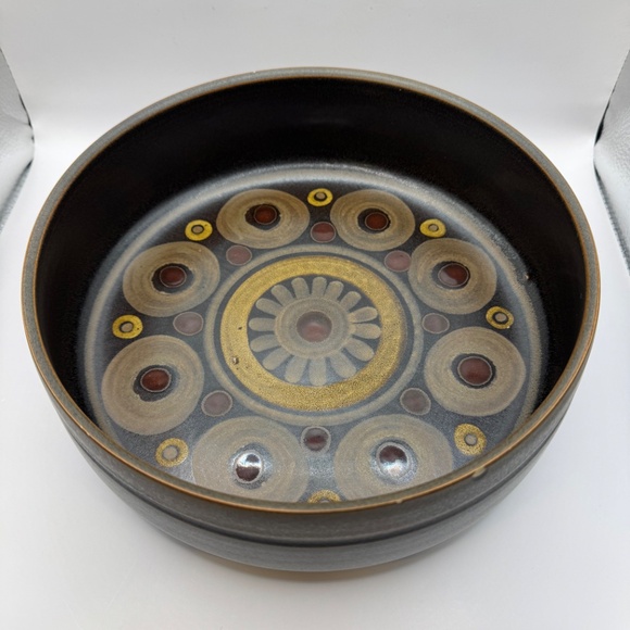 Denby Arabesque Large 9 1/2" Salad Serving Bowl. - Picture 3 of 10